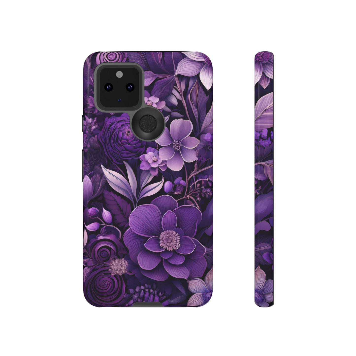 Purple Florals Tough Cases