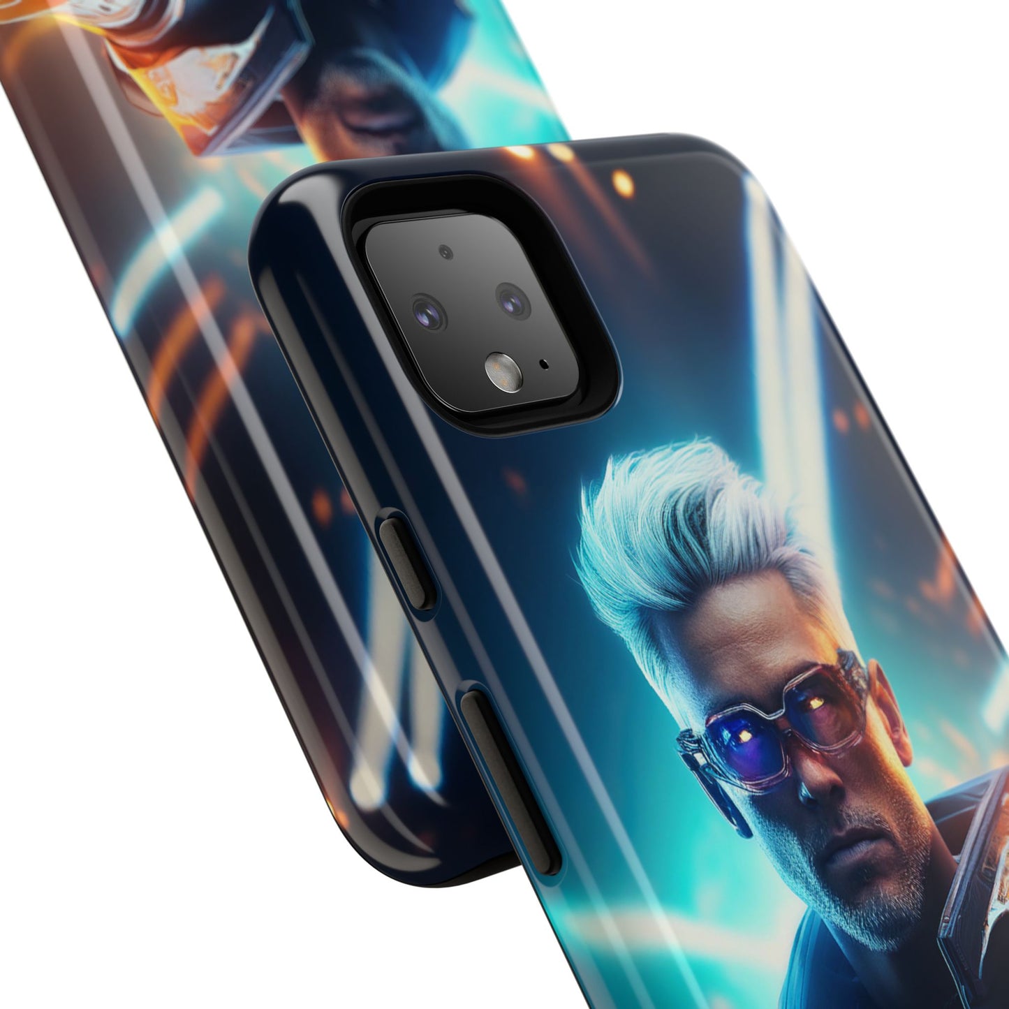 Futuristic Cyberpunk Male Cell Phone Case 013