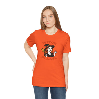 Witch Please Halloween Shirt – Sassy Retro Witch Graphic Tee for Funny Halloween Attitude