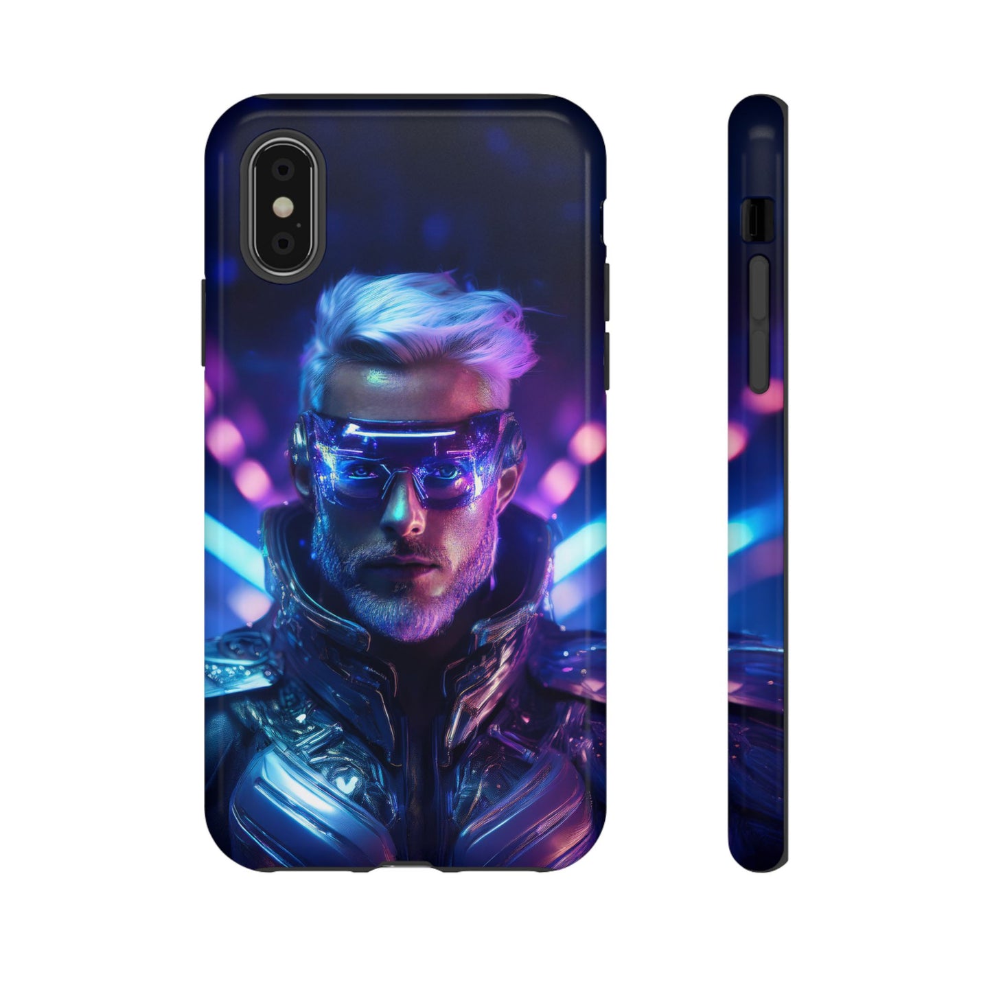 Futuristic Cyberpunk Male Cell Phone Case 020