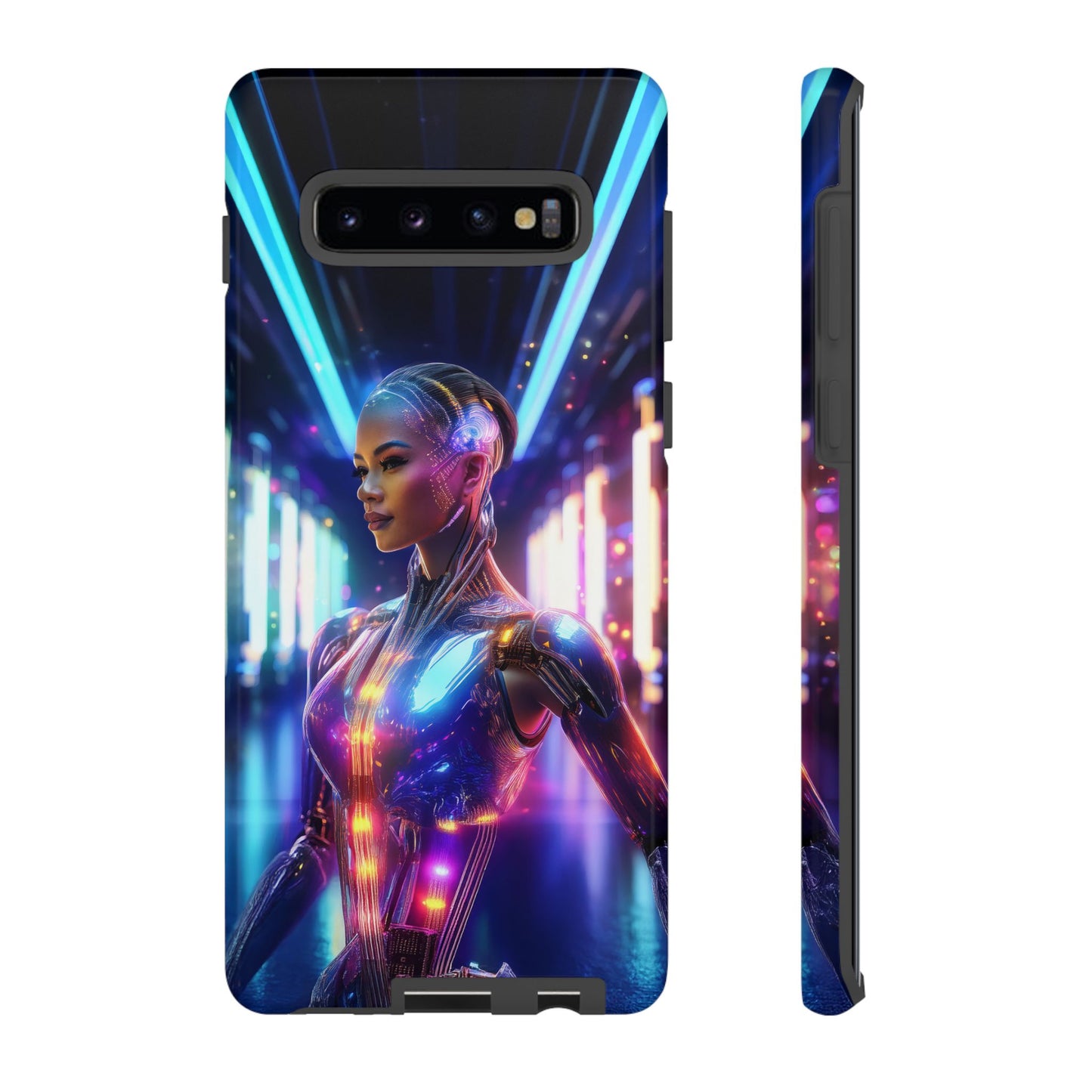 Futuristic Human Android Hybrid Cell Phone Case 010