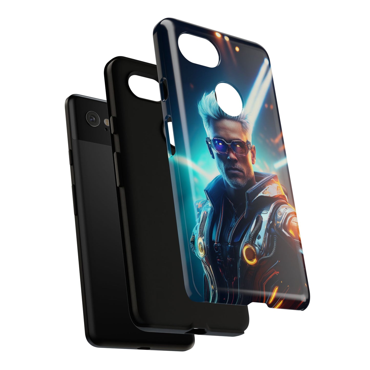 Futuristic Cyberpunk Male Cell Phone Case 013