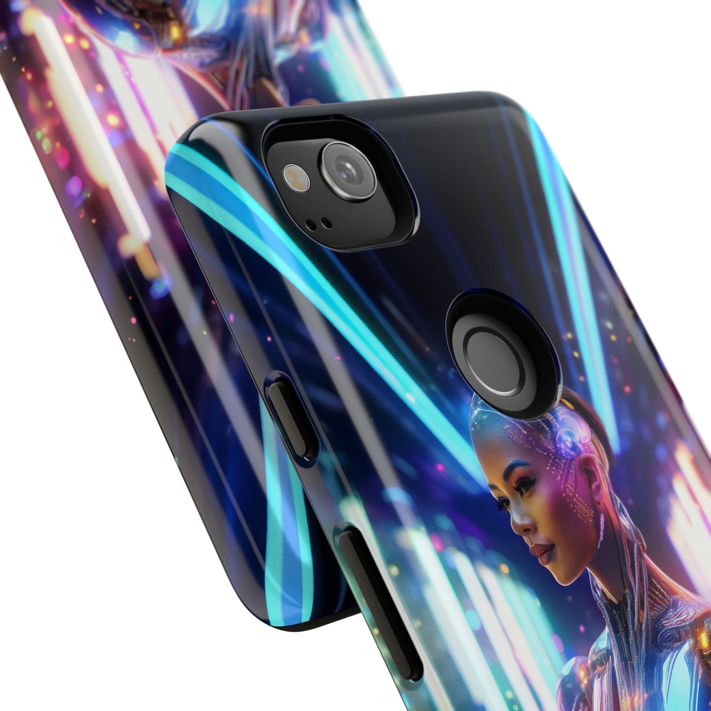 Futuristic Human Android Hybrid Cell Phone Case 010