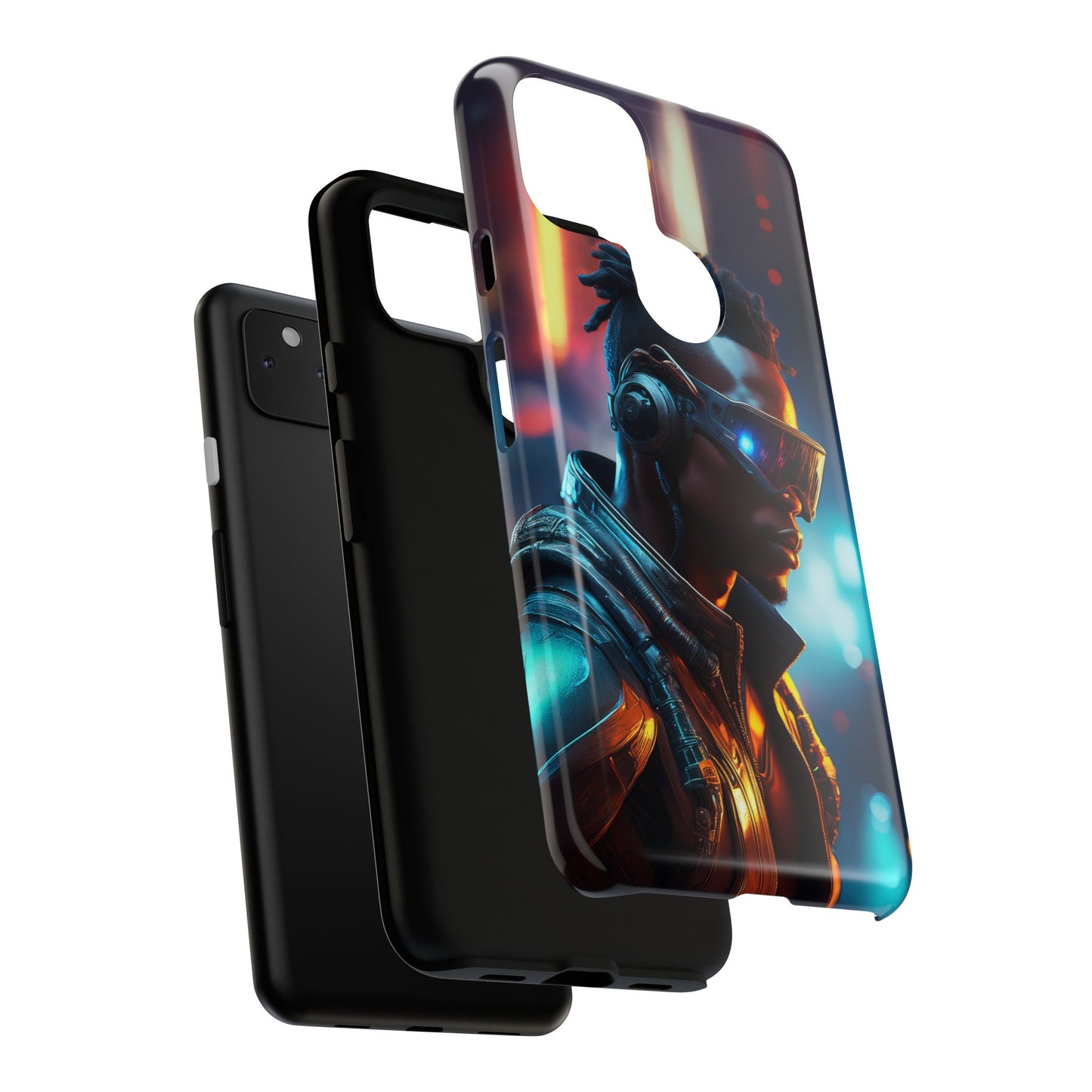 Futuristic Cyberpunk Male Cell Phone Case 016