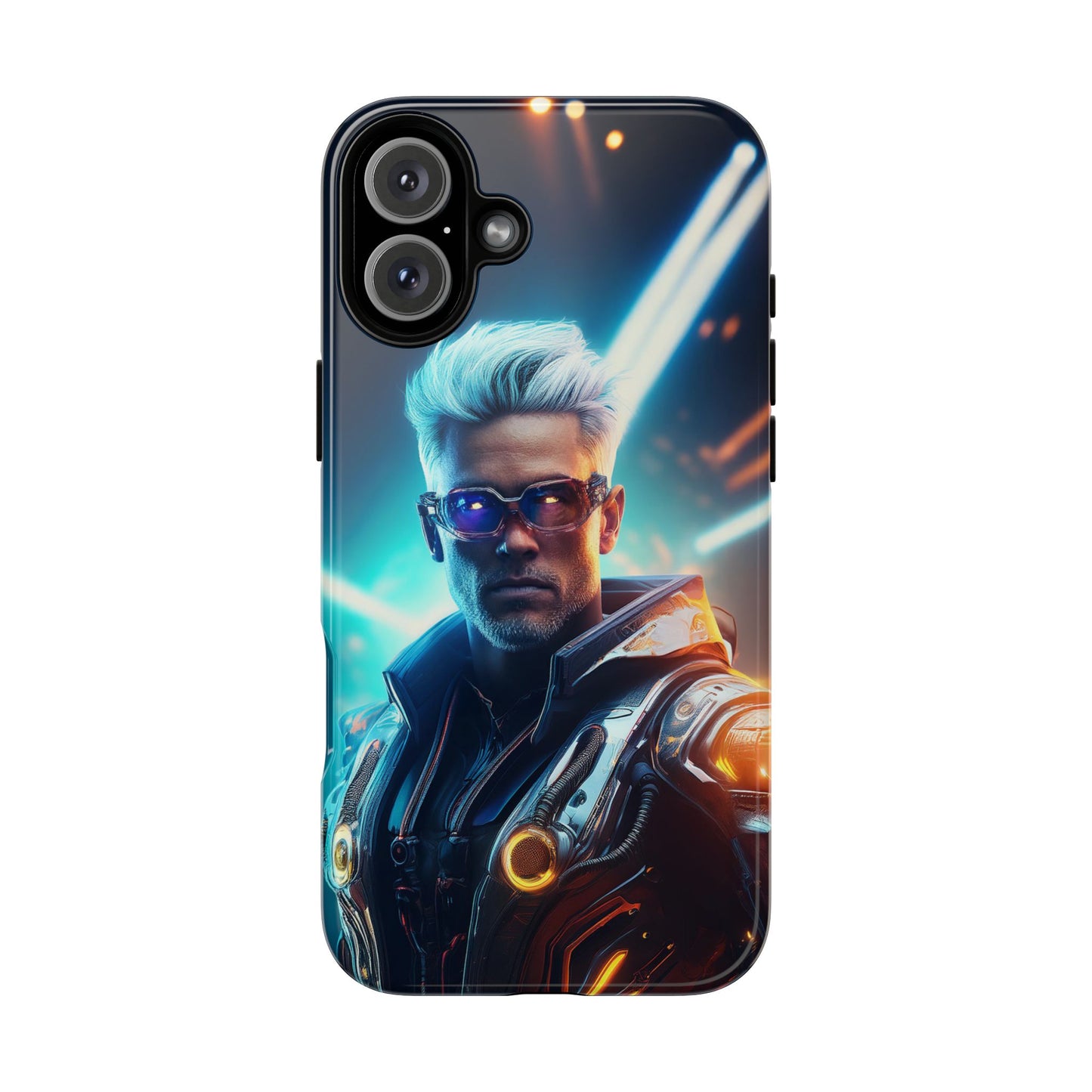 Futuristic Cyberpunk Male Cell Phone Case 013