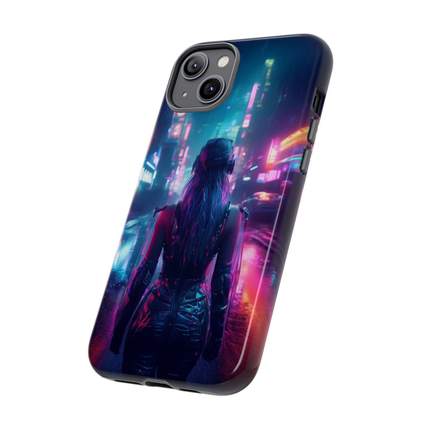 Futuristic Cyberpunk Female Cell Phone Case 032