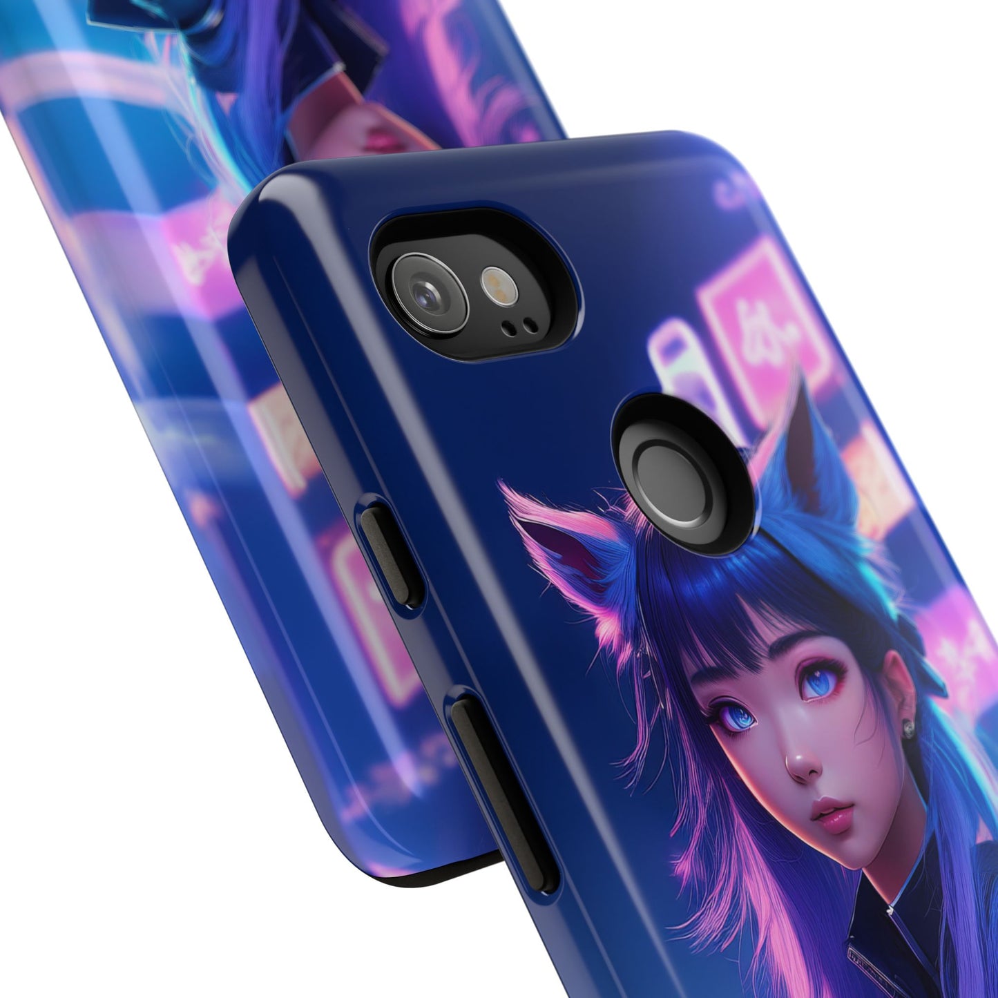 Futuristic Cyberpunk Female Cell Phone Case 010