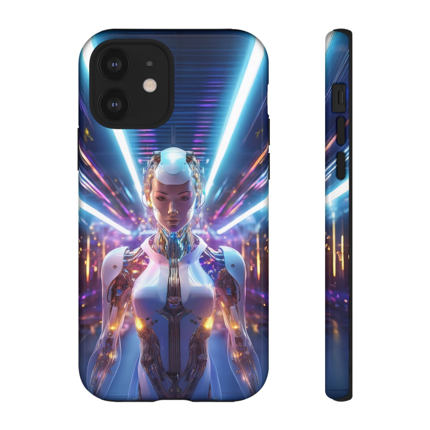 Futuristic Human Android Hybrid Cell Phone Case 007