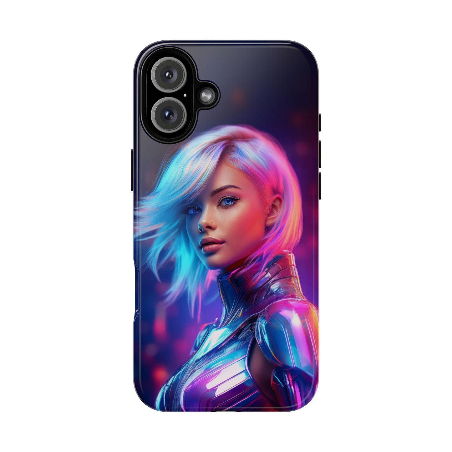 Futuristic Cyberpunk Female Cell Phone Case 028