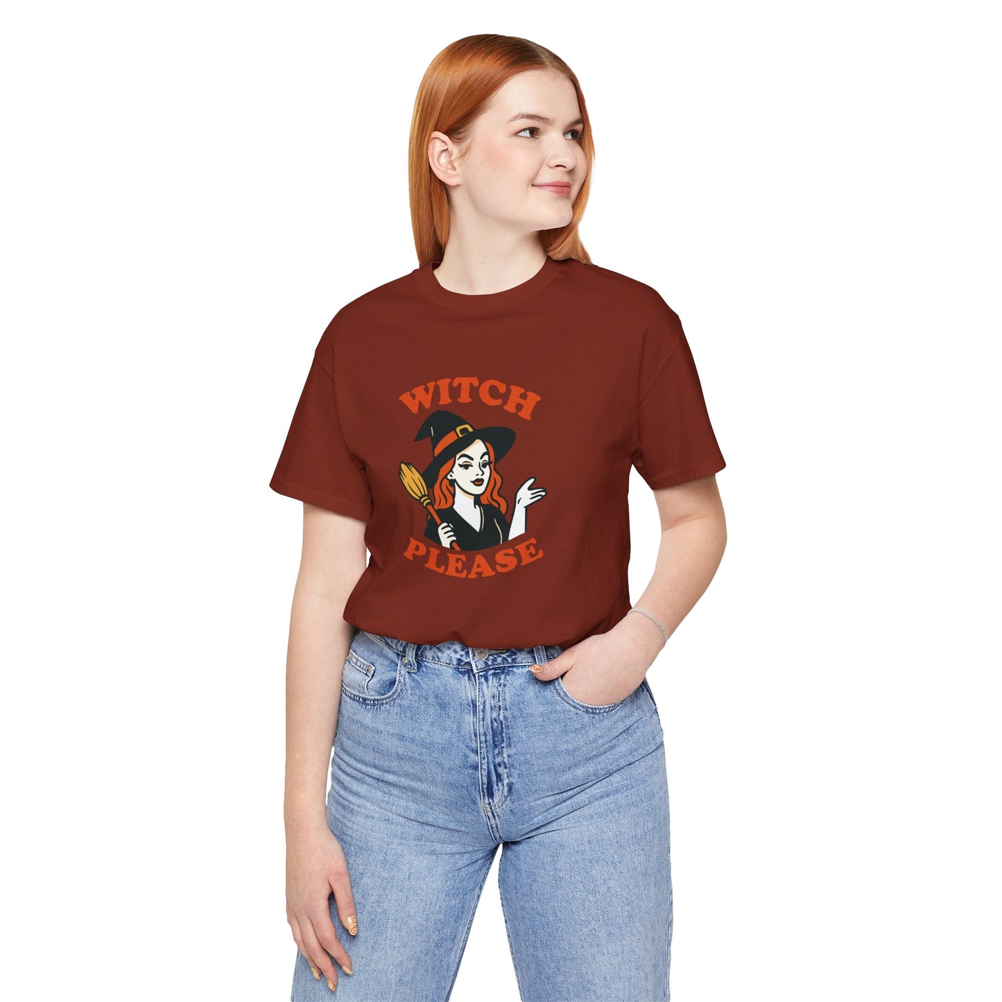 Witch Please Halloween Shirt – Sassy Retro Witch Graphic Tee for Funny Halloween Attitude