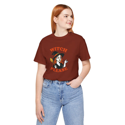 Witch Please Halloween Shirt – Sassy Retro Witch Graphic Tee for Funny Halloween Attitude