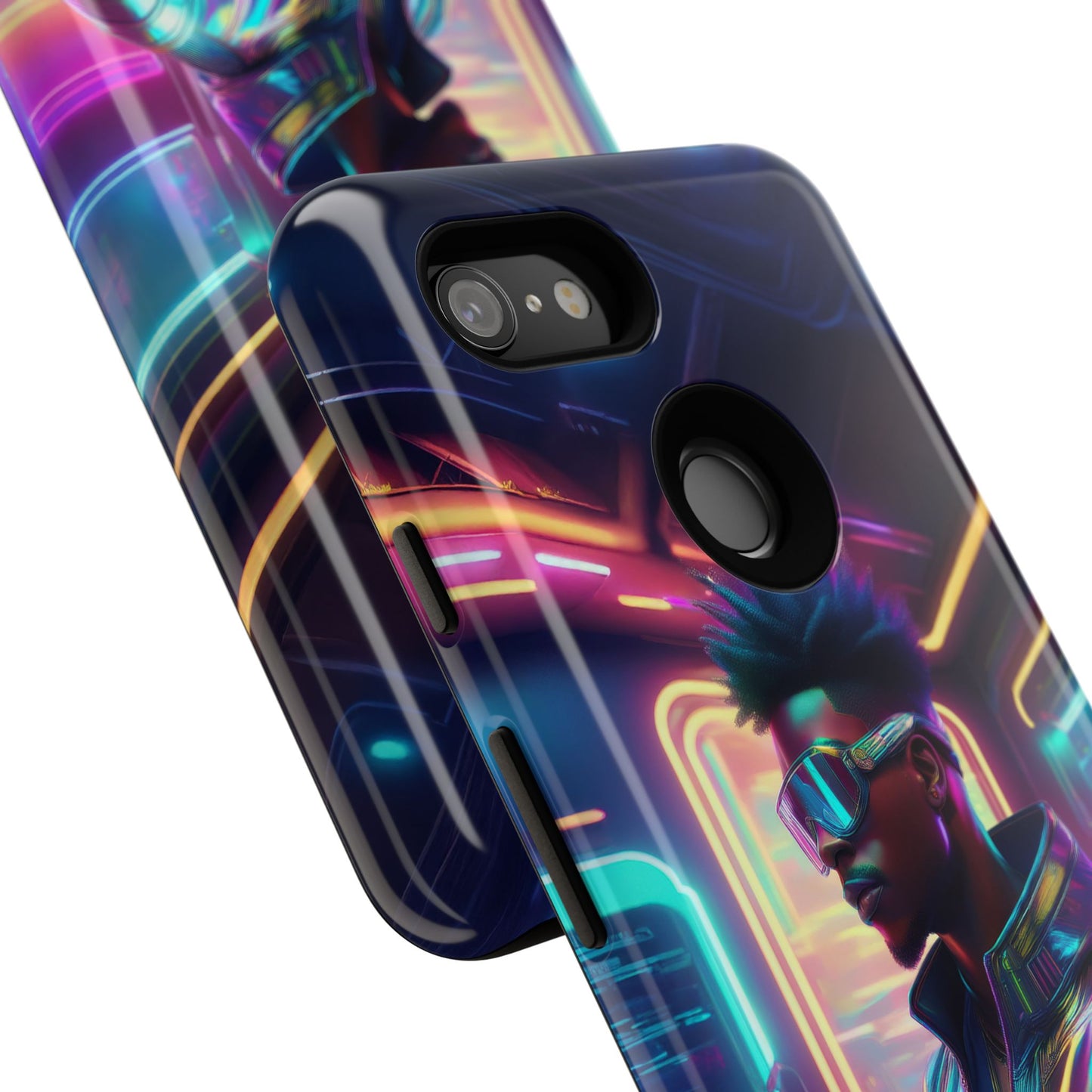 Futuristic Cyberpunk Male Cell Phone Case 004