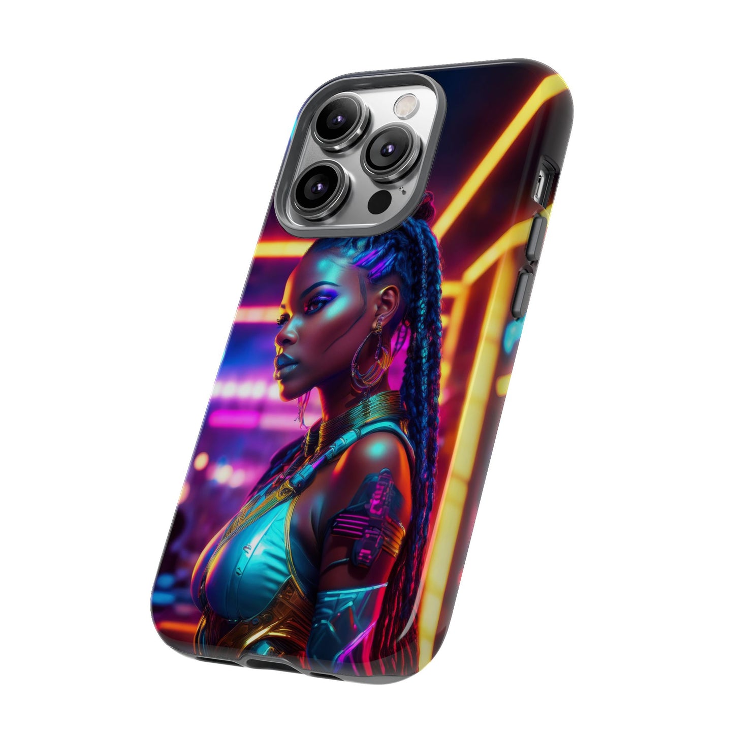 Futuristic Cyberpunk Female Cell Phone Case 006