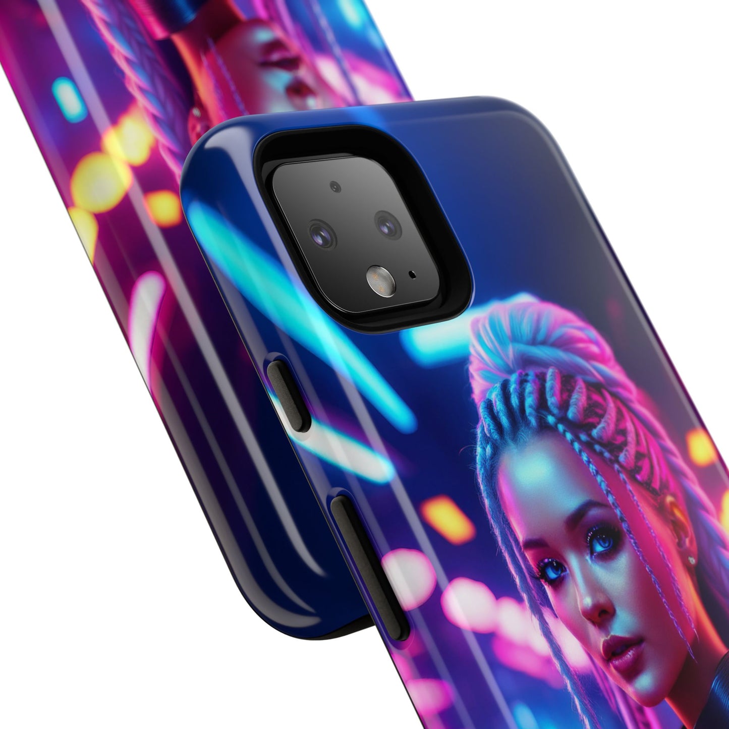 Futuristic Cyberpunk Female Cell Phone Case 007