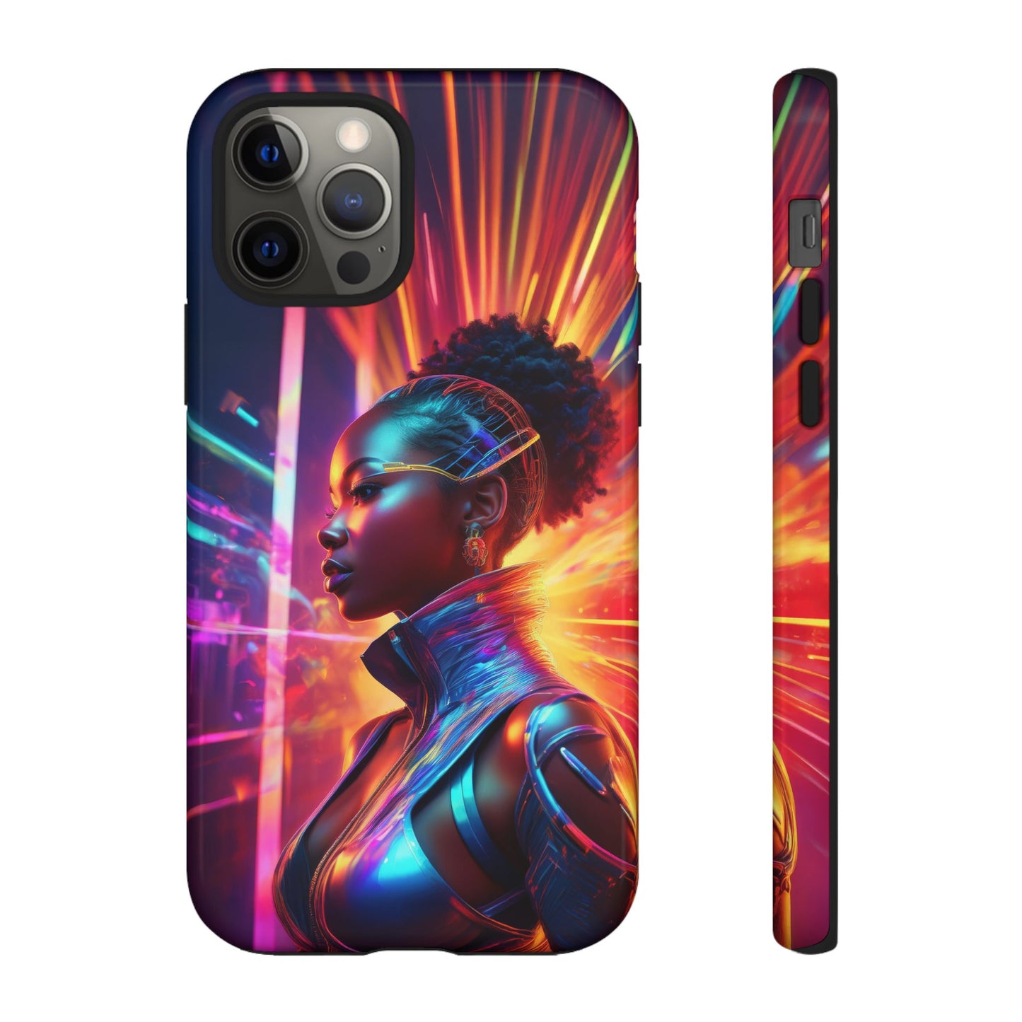 Futuristic Cyberpunk Female Cell Phone Case 001