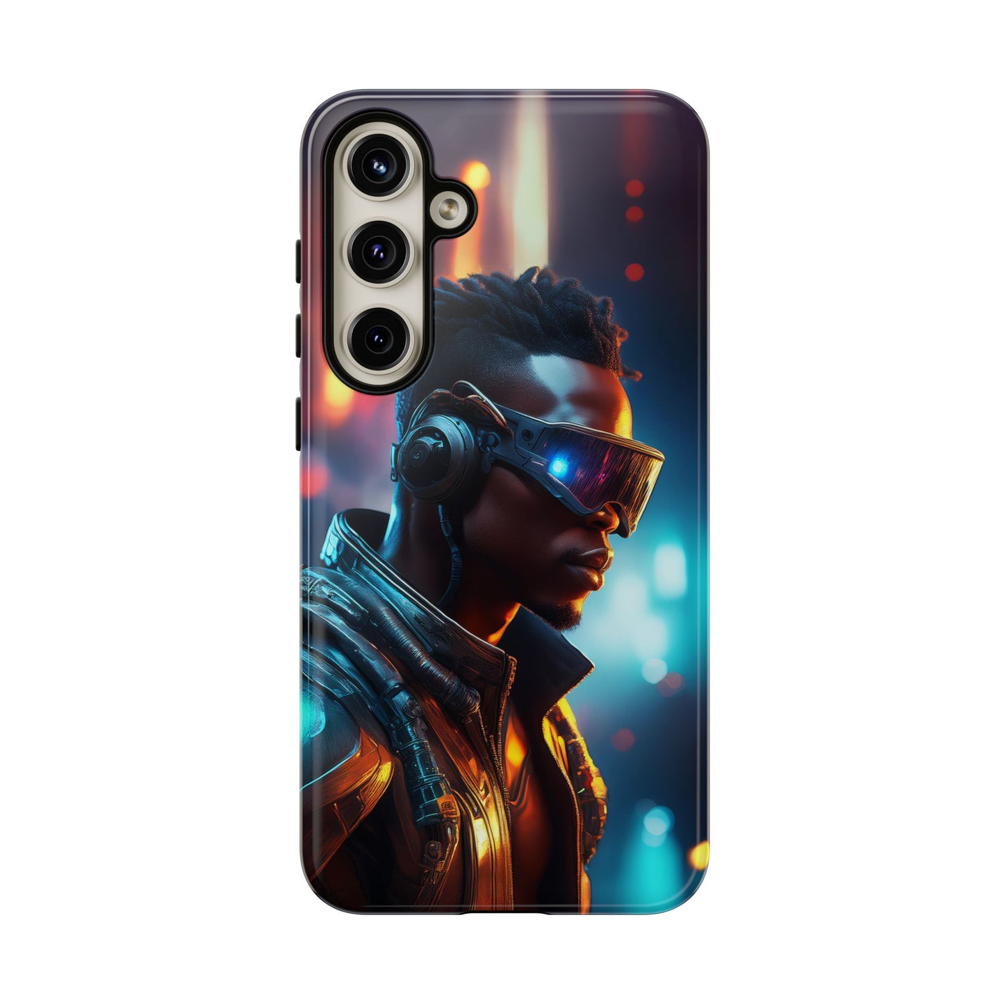 Futuristic Cyberpunk Male Cell Phone Case 016