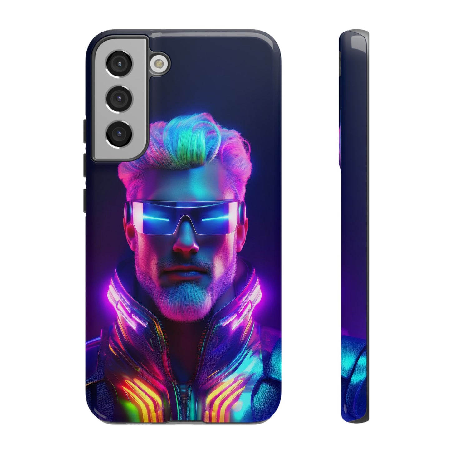 Futuristic Cyberpunk Male Cell Phone Case 026