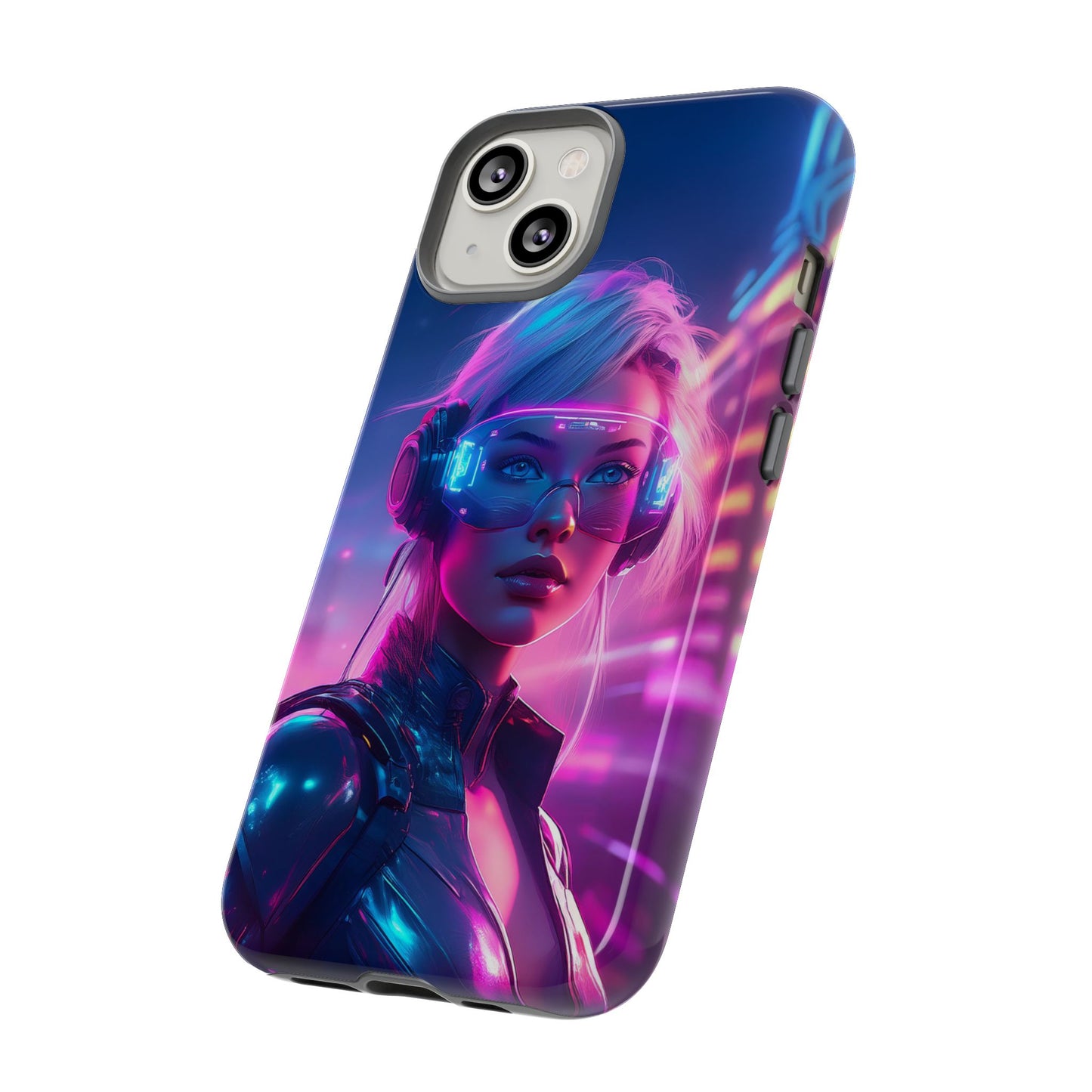 Futuristic Cyberpunk Female Cell Phone Case 029