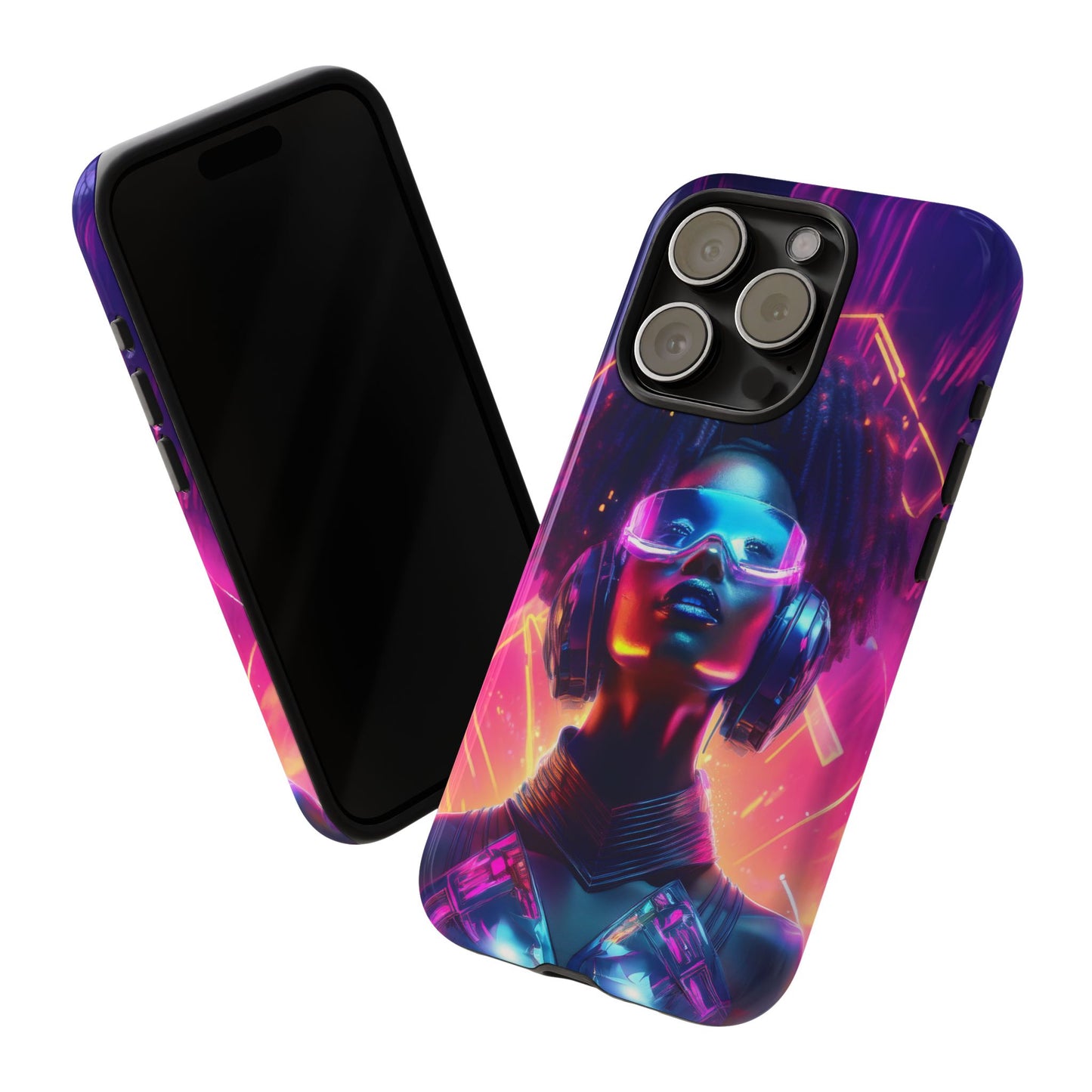 Futuristic Cyberpunk Female Cell Phone Case 030