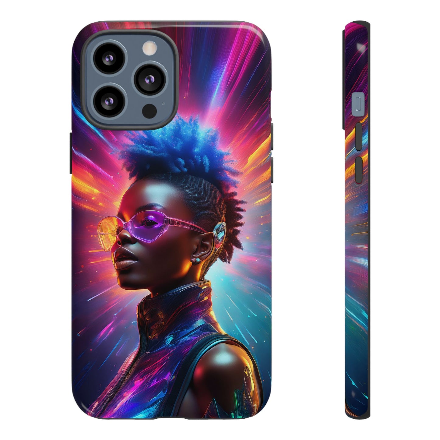 Futuristic Cyberpunk Female Cell Phone Case 026