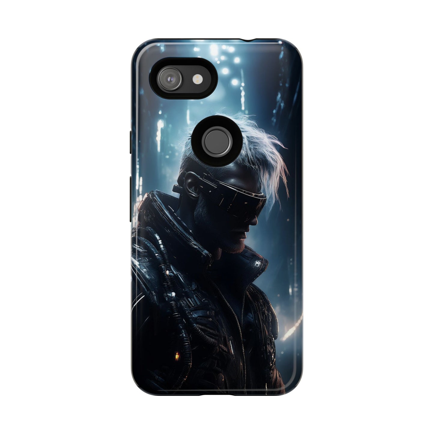 Futuristic Cyberpunk Male Cell Phone Case 025