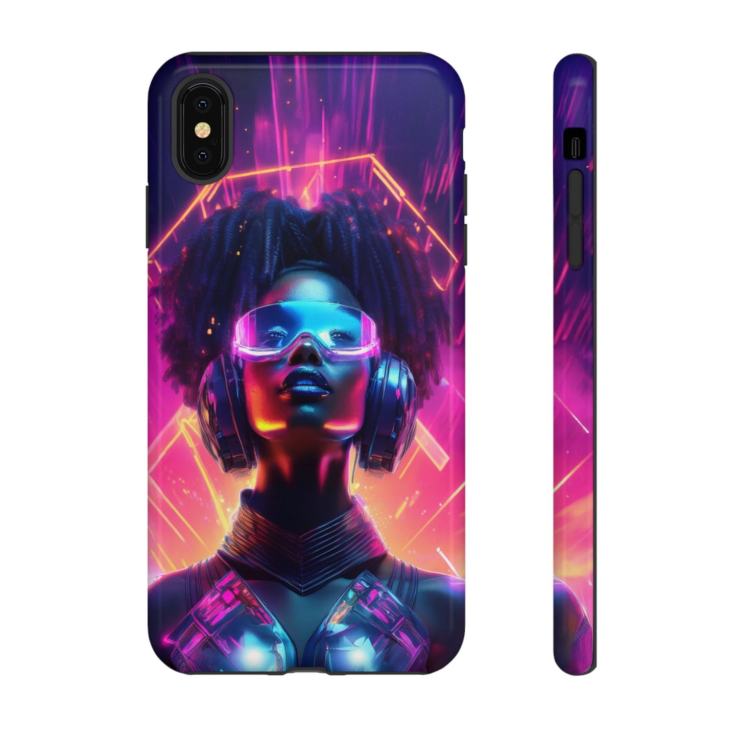 Futuristic Cyberpunk Female Cell Phone Case 030