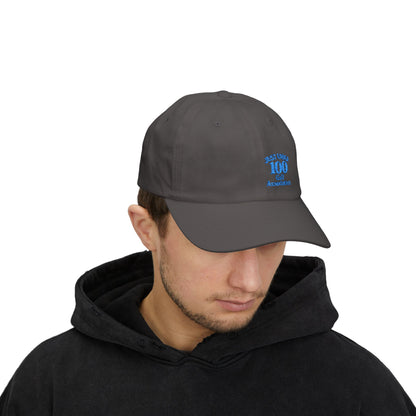 Just Under 100 Golf Classic Dad Hat – Embroidered Funny Golf Hat for Weekend Golfers and Casual Fairway Vibes. Blue Letters
