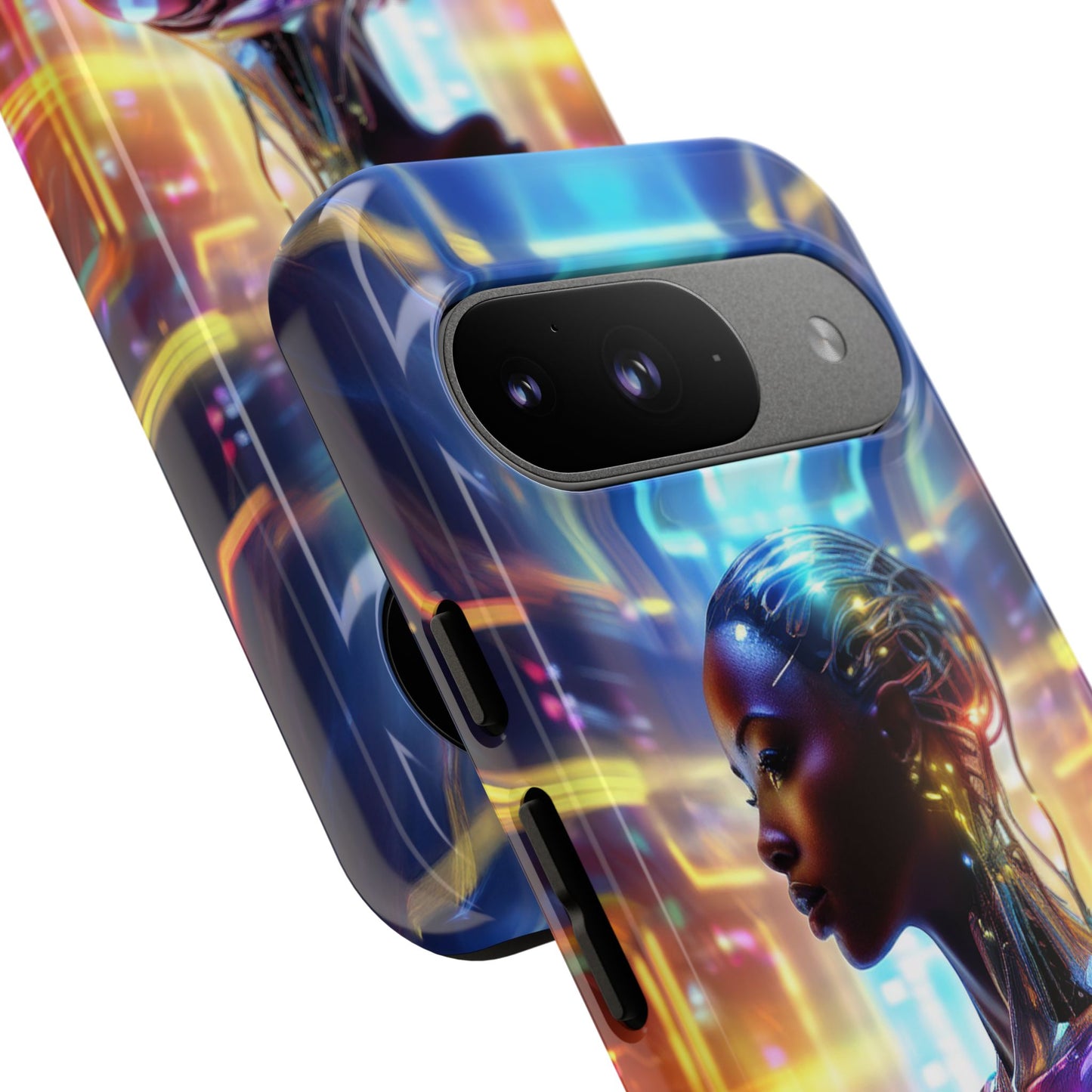 Futuristic Human Android Hybrid Cell Phone Case 011