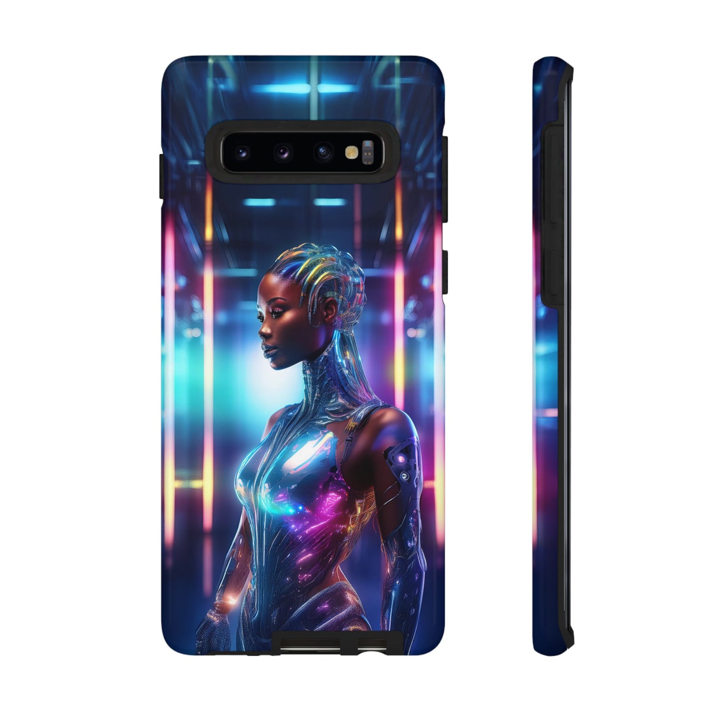 Futuristic Human Android Hybrid Cell Phone Case 014