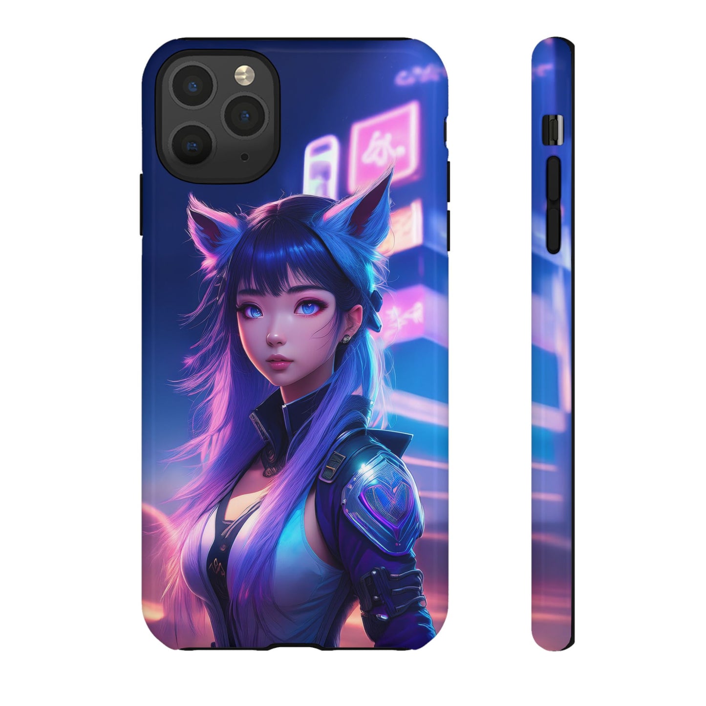 Futuristic Cyberpunk Female Cell Phone Case 010