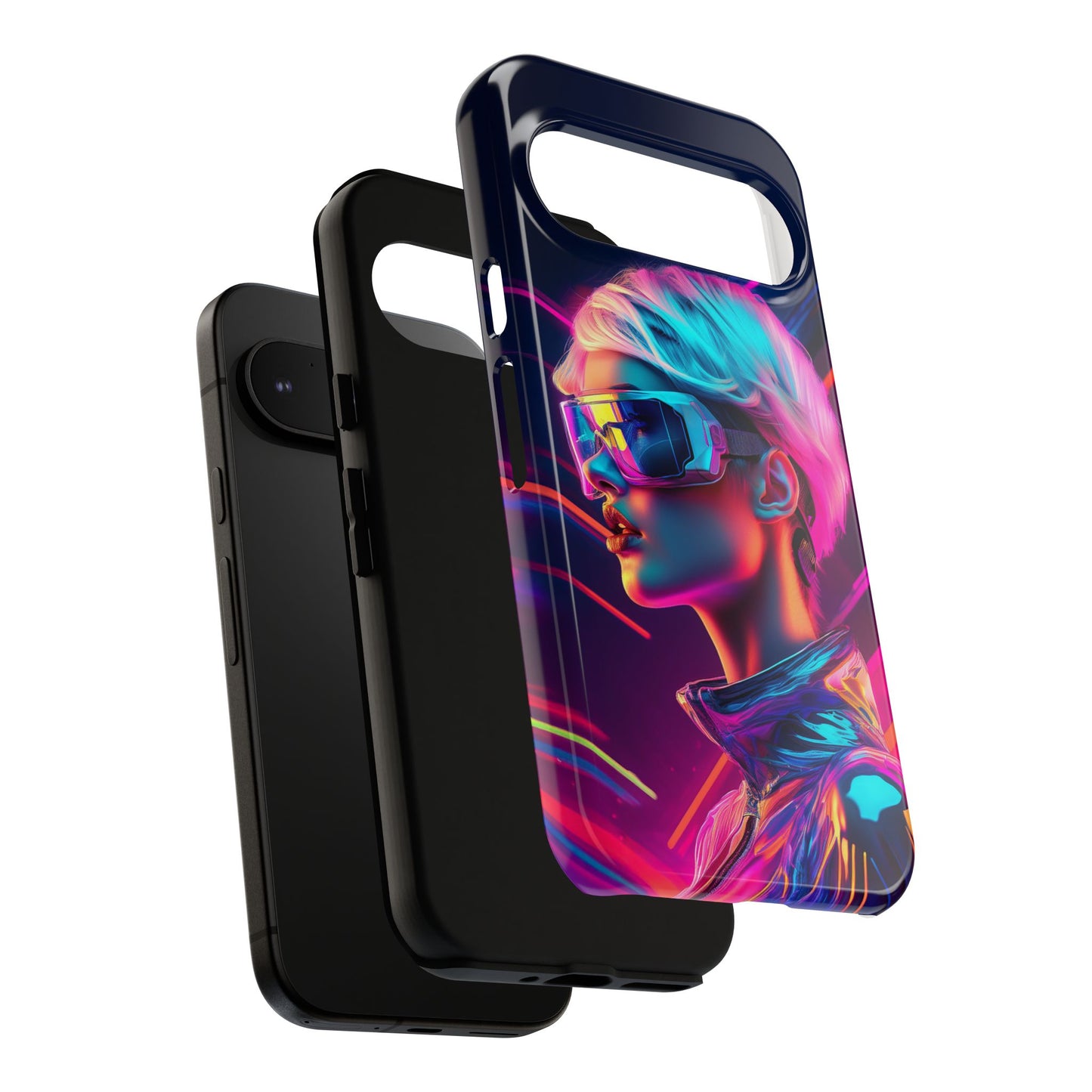 Futuristic Cyberpunk Female Cell Phone Case 031