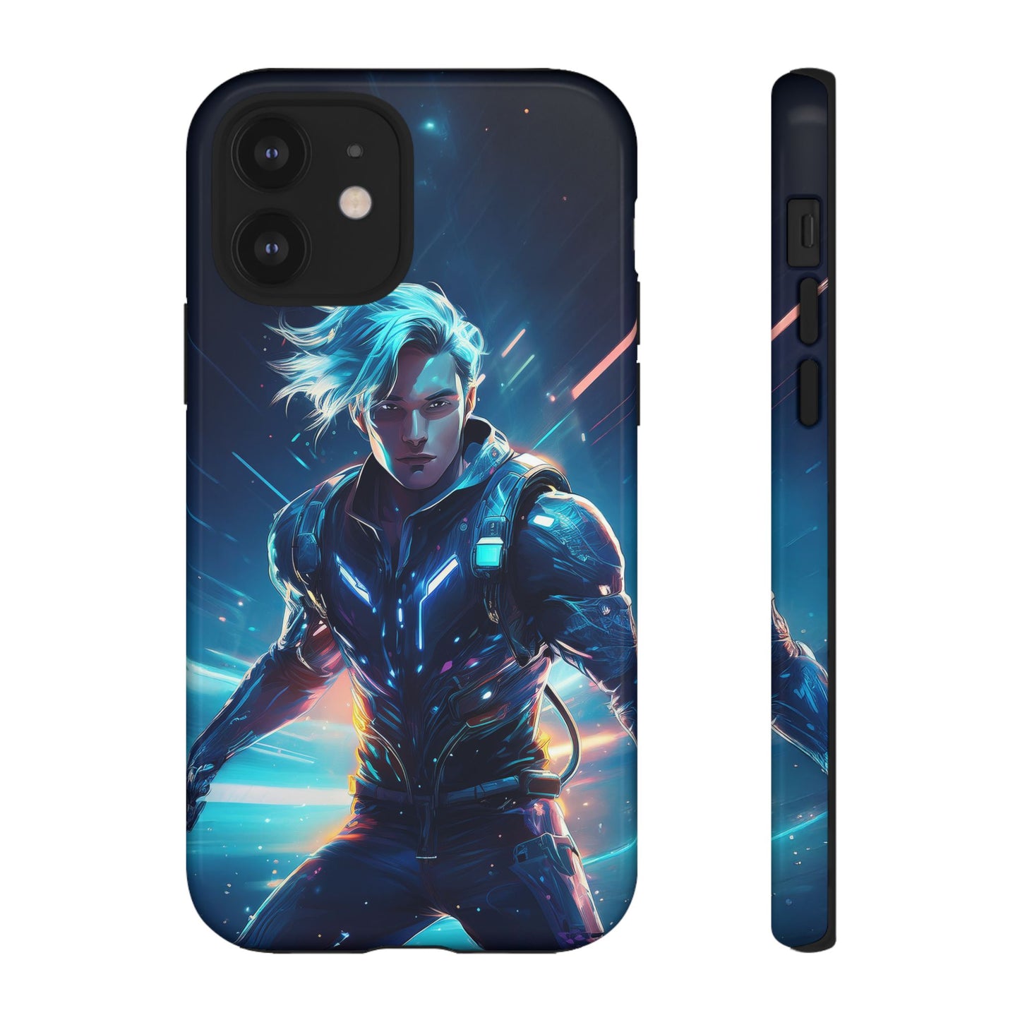 Futuristic Cyberpunk Male Cell Phone Case 024