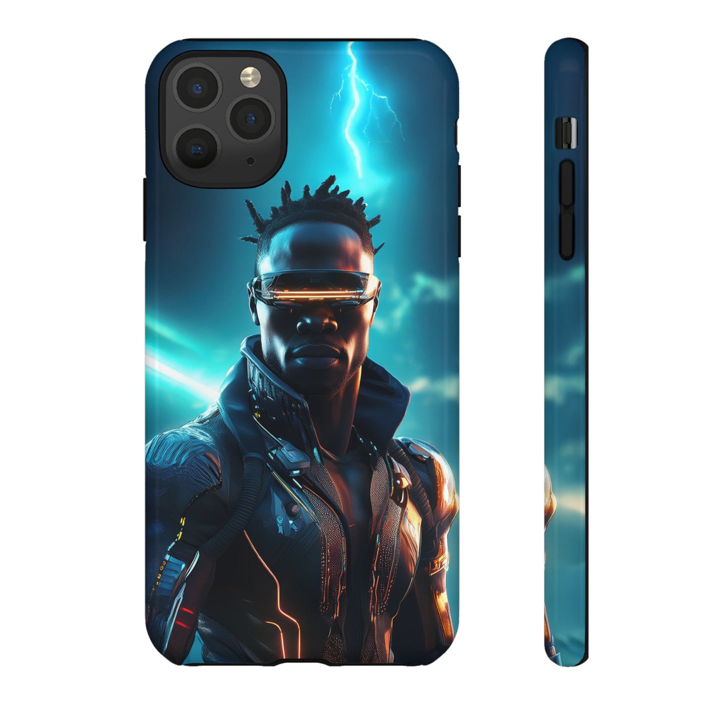 Futuristic Cyberpunk Male Cell Phone Case 014