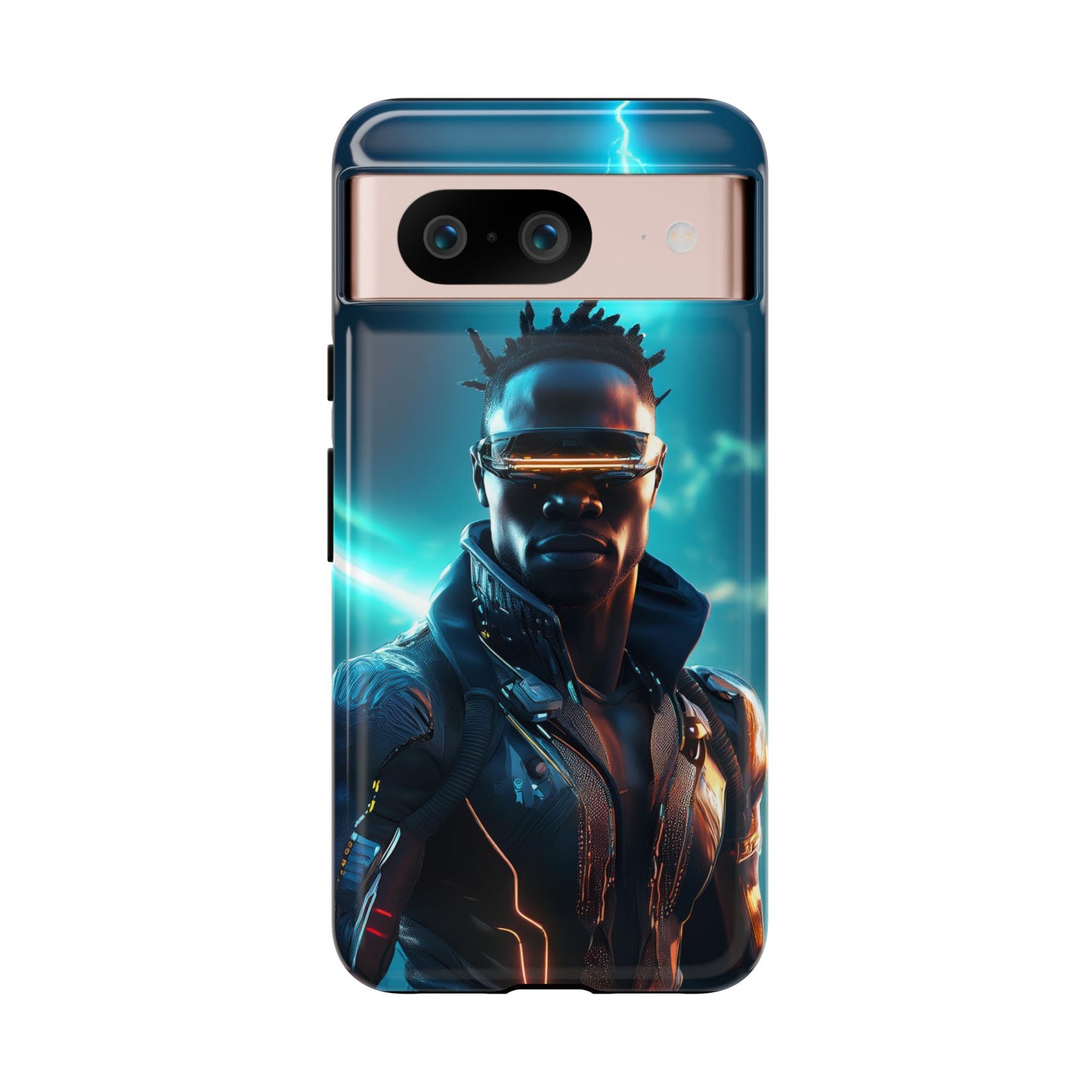 Futuristic Cyberpunk Male Cell Phone Case 014