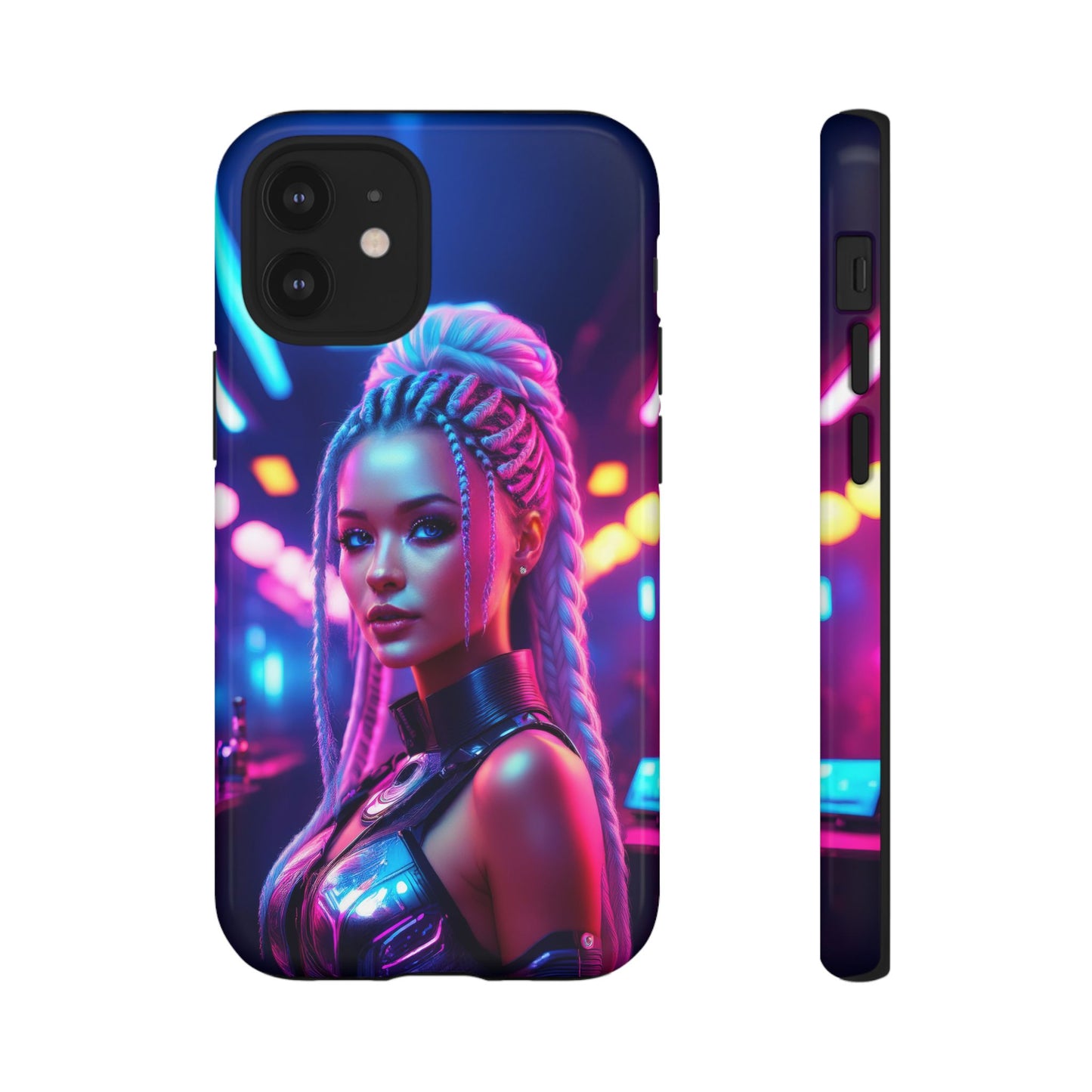 Futuristic Cyberpunk Female Cell Phone Case 007