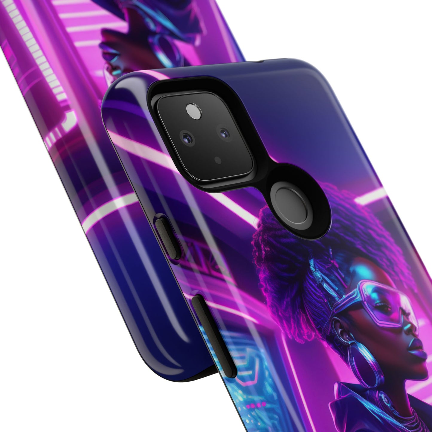 Futuristic Cyberpunk Female Cell Phone Case 004