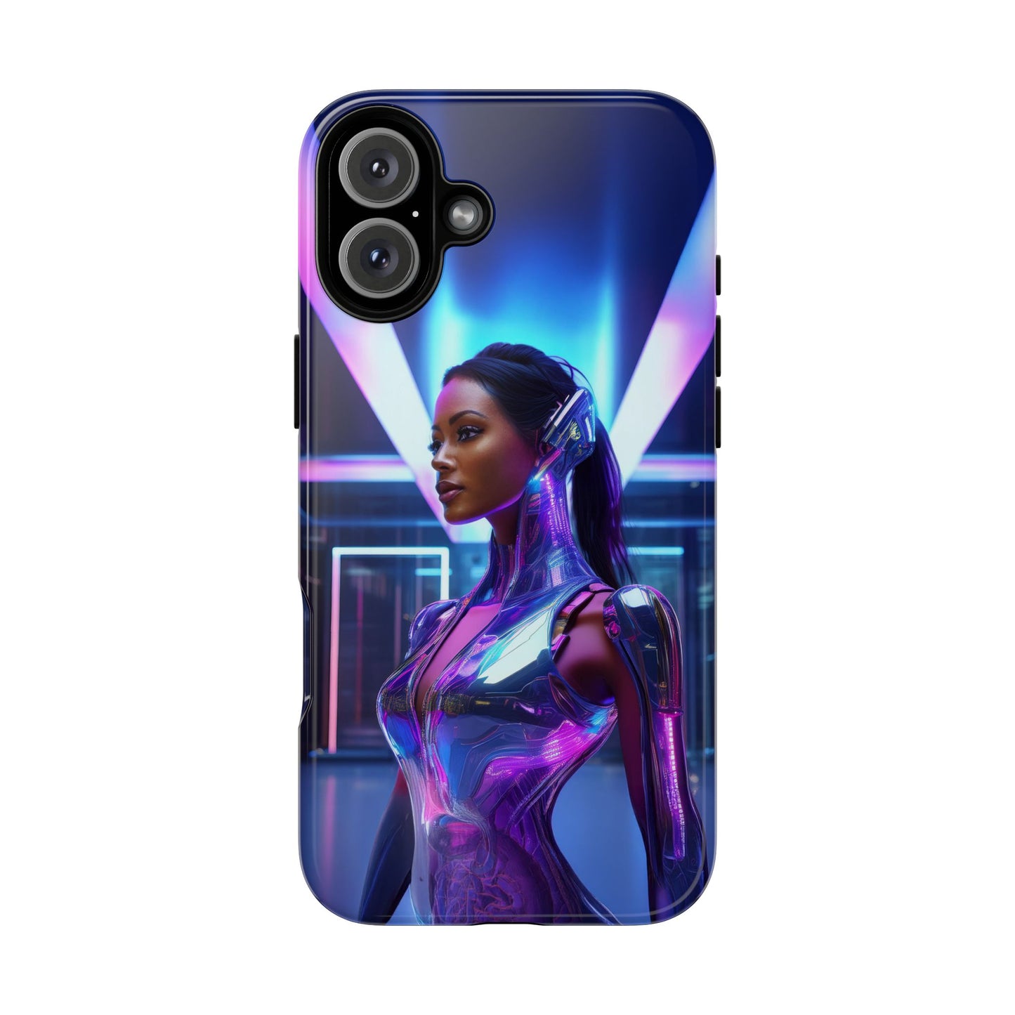 Futuristic Human Android Hybrid Cell Phone Case 017