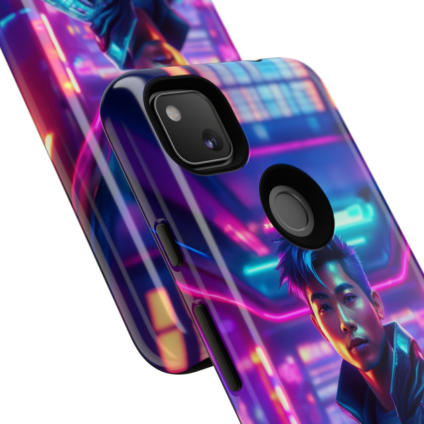 Futuristic Cyberpunk Male Cell Phone Case 012