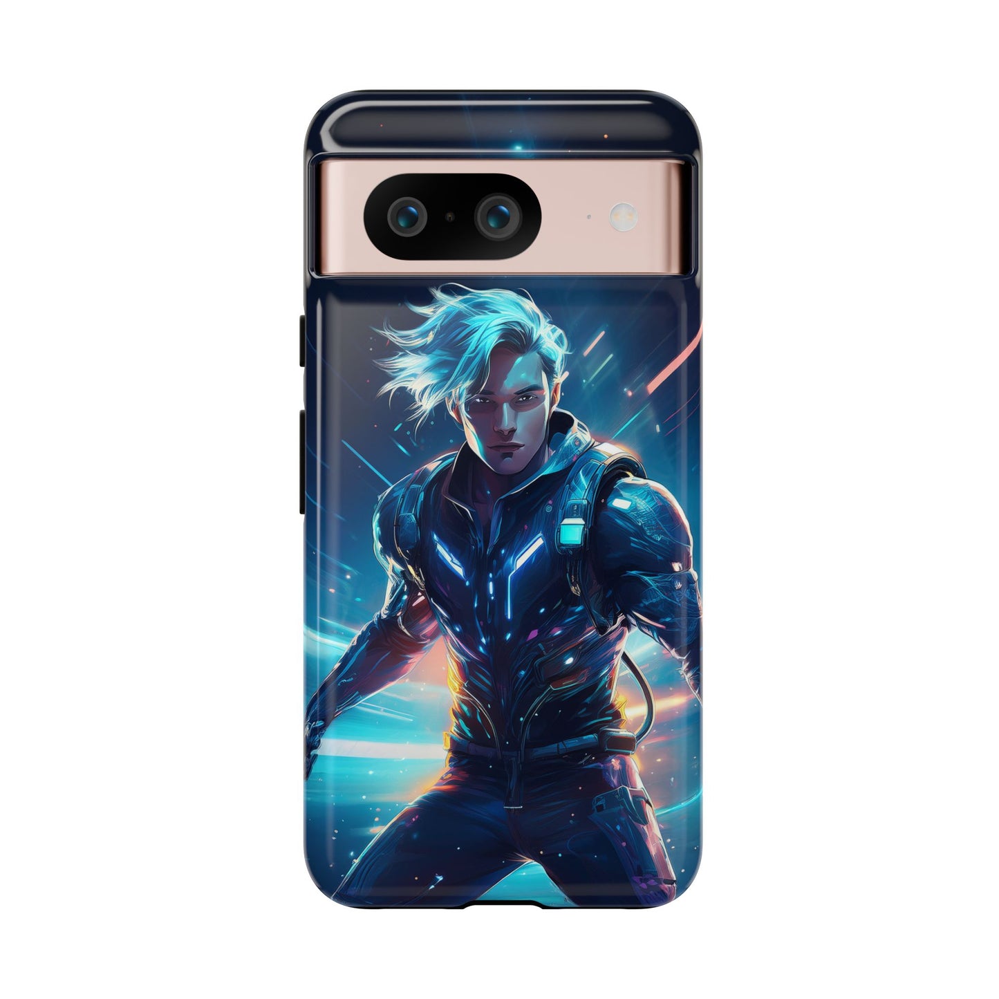 Futuristic Cyberpunk Male Cell Phone Case 024