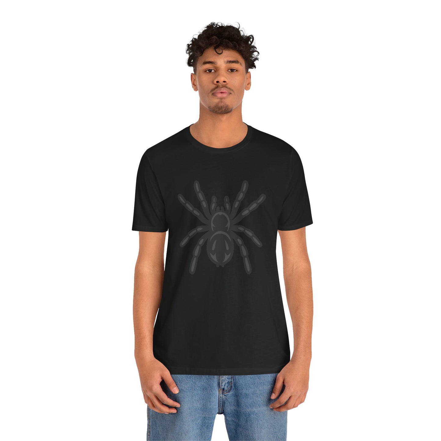 Tarantula Graphic Tee Dark Theme – Bold Spider Vector Design with Creepy Cool Vibe