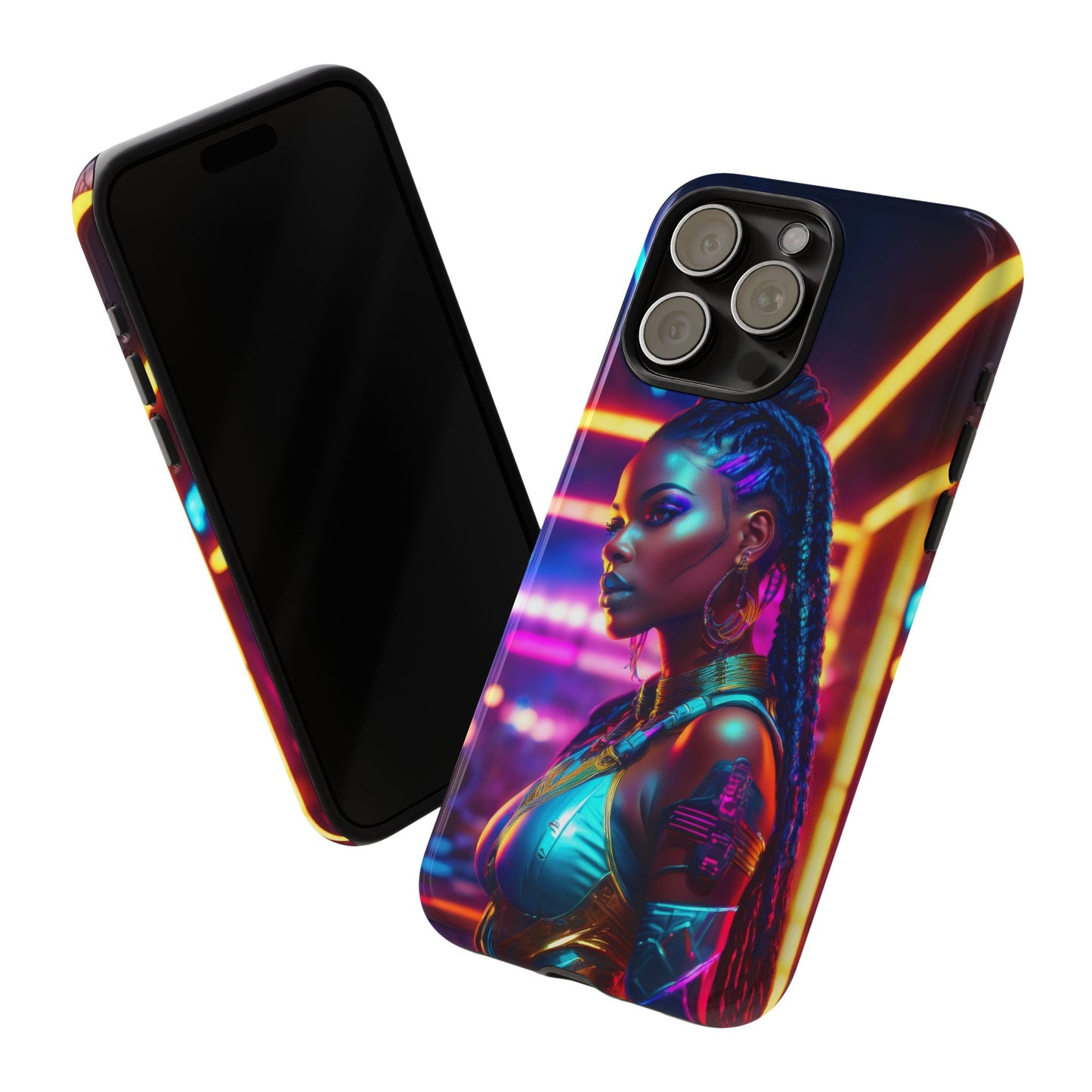 Futuristic Cyberpunk Female Cell Phone Case 006