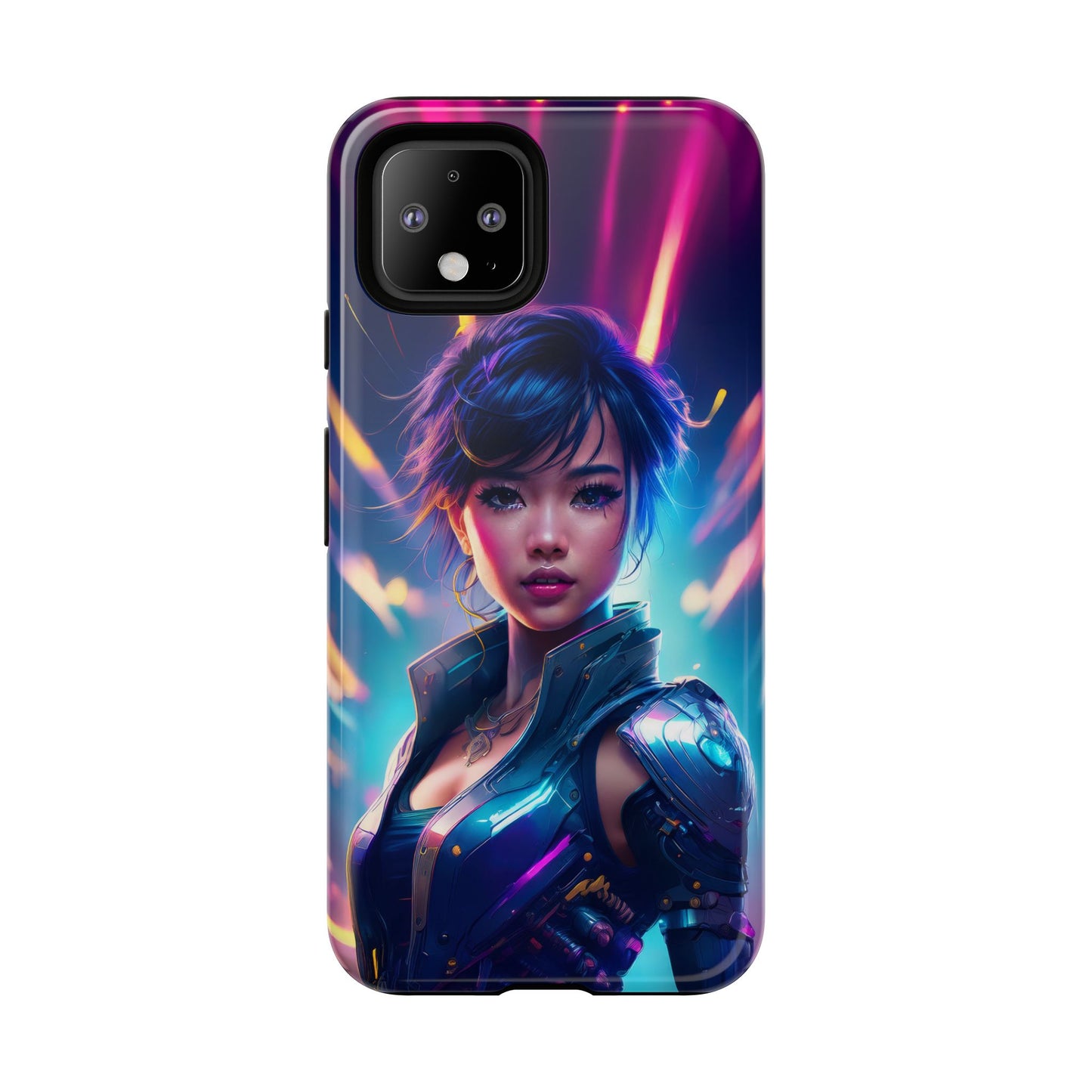 Futuristic Cyberpunk Female Cell Phone Case 024