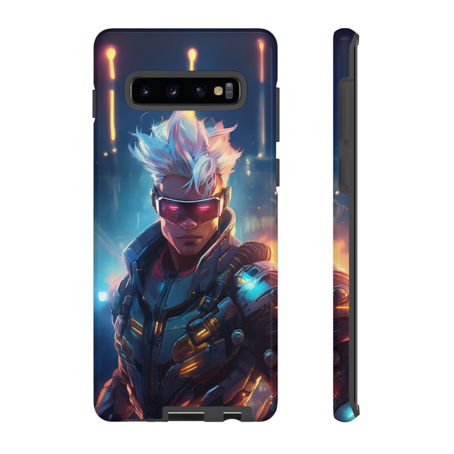 Futuristic Cyberpunk Male Cell Phone Case 018