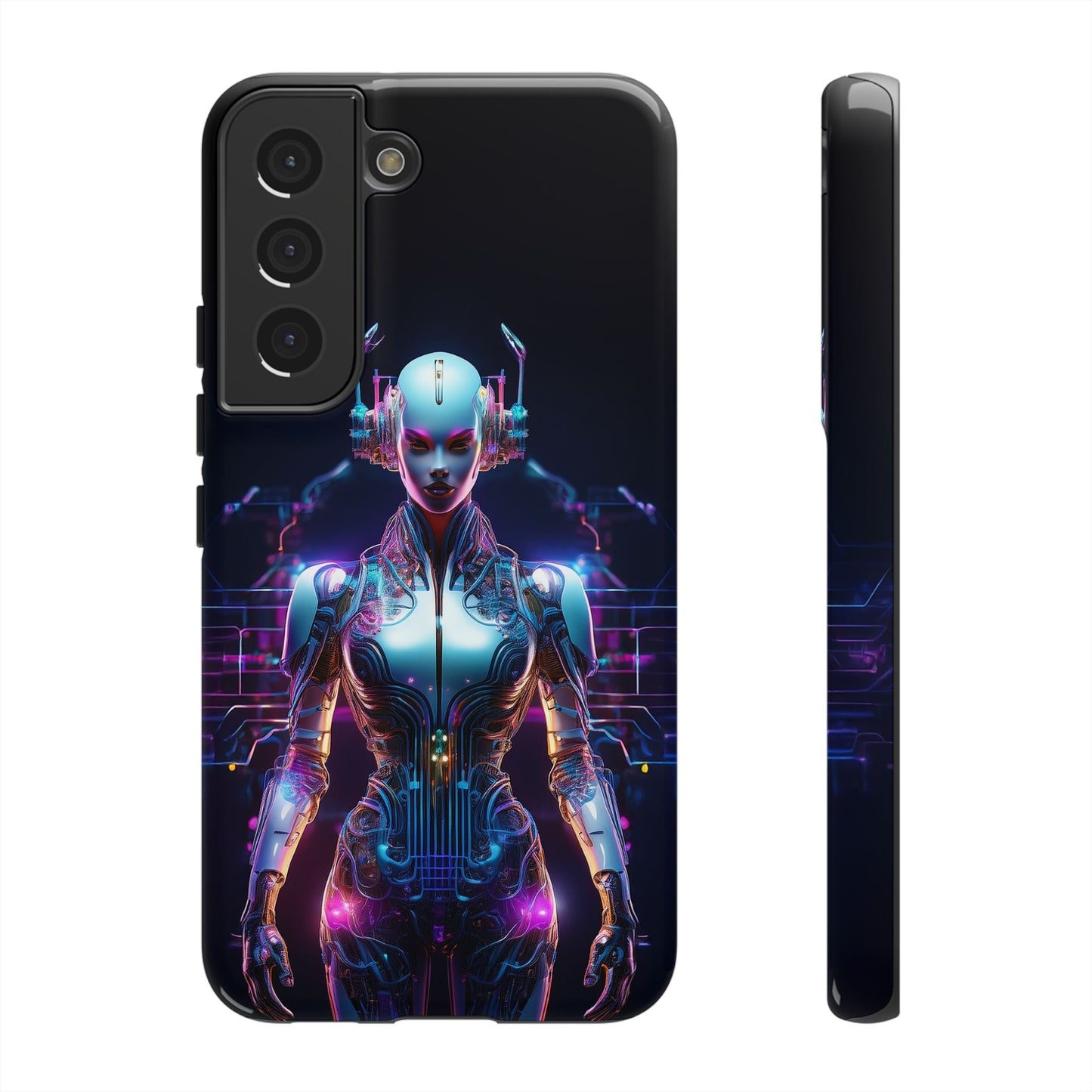 Futuristic Human Android Hybrid Cell Phone Case 001