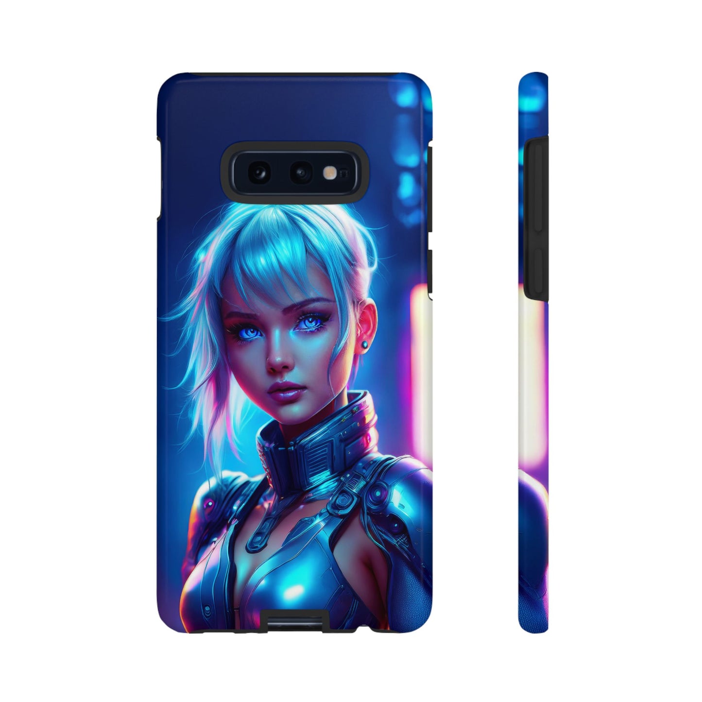 Futuristic Cyberpunk Female Cell Phone Case 013