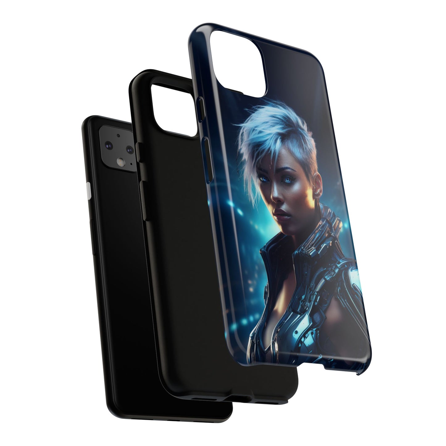 Futuristic Cyberpunk Female Cell Phone Case 027