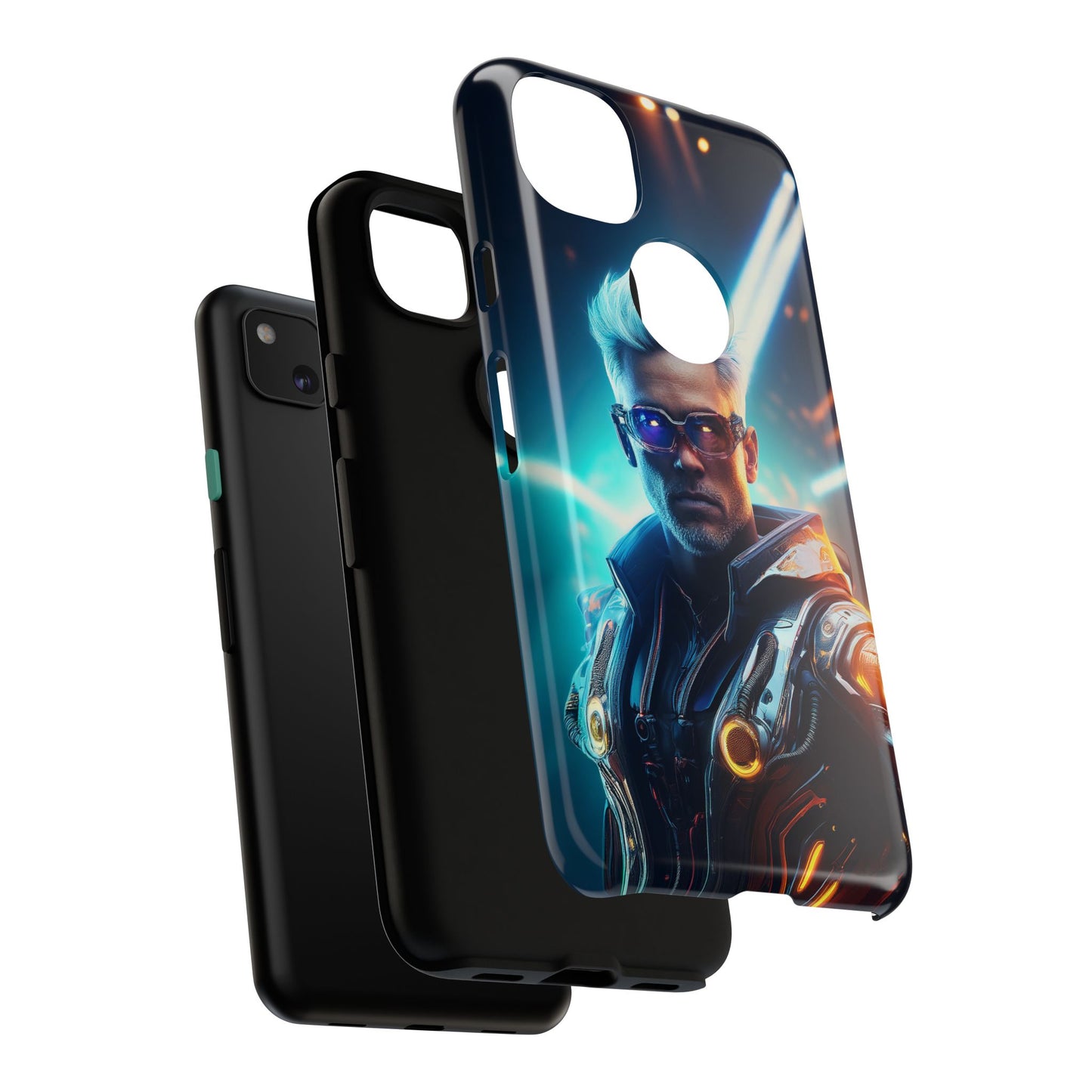 Futuristic Cyberpunk Male Cell Phone Case 013