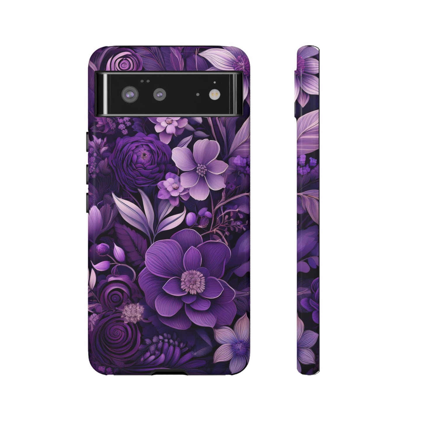 Purple Florals Tough Cases