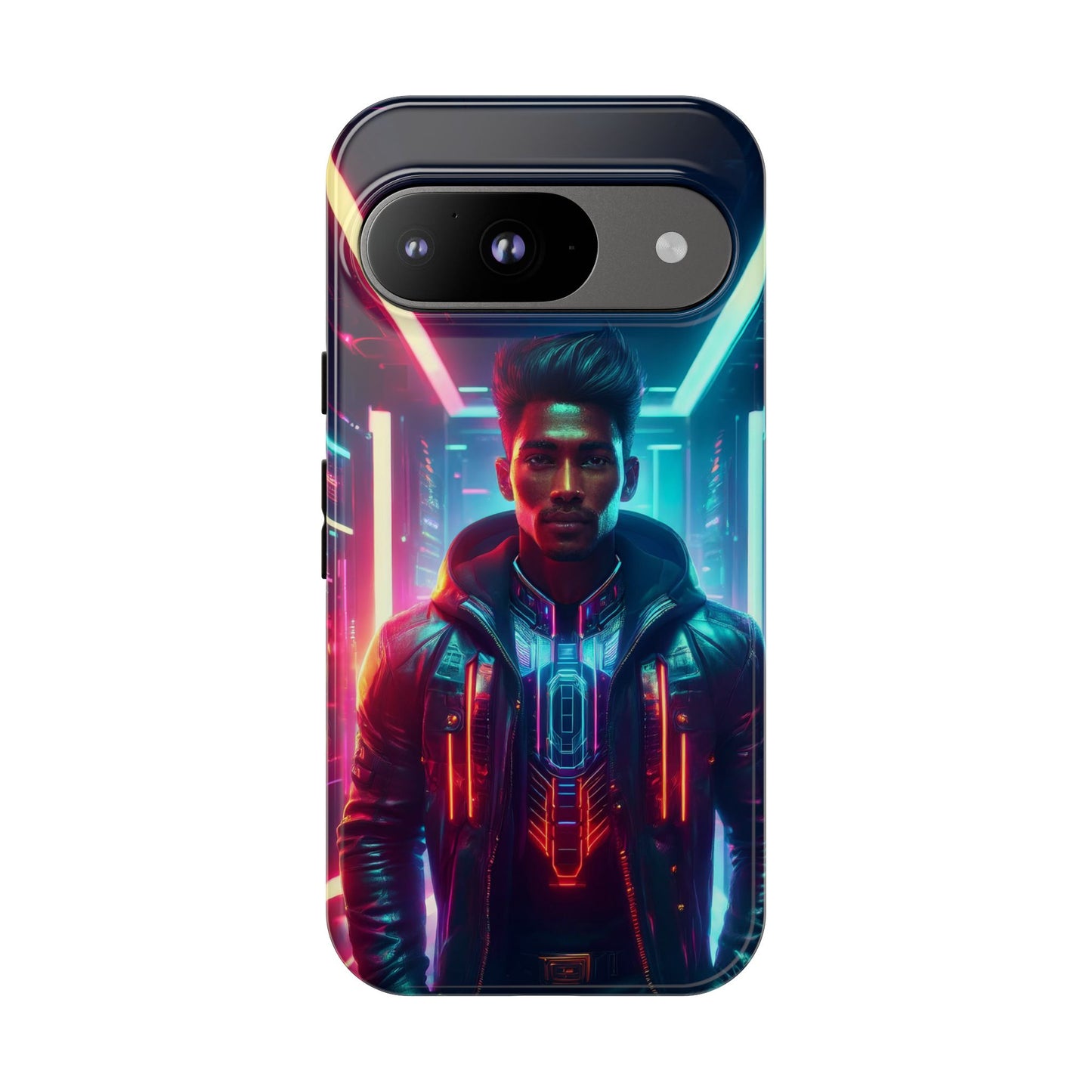 Futuristic Cyberpunk Male Cell Phone Case 001