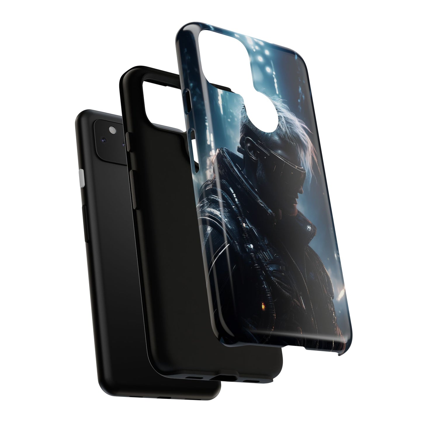 Futuristic Cyberpunk Male Cell Phone Case 025